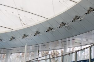 河内総合運動公園屋内プール改修電気設備工事イメージ